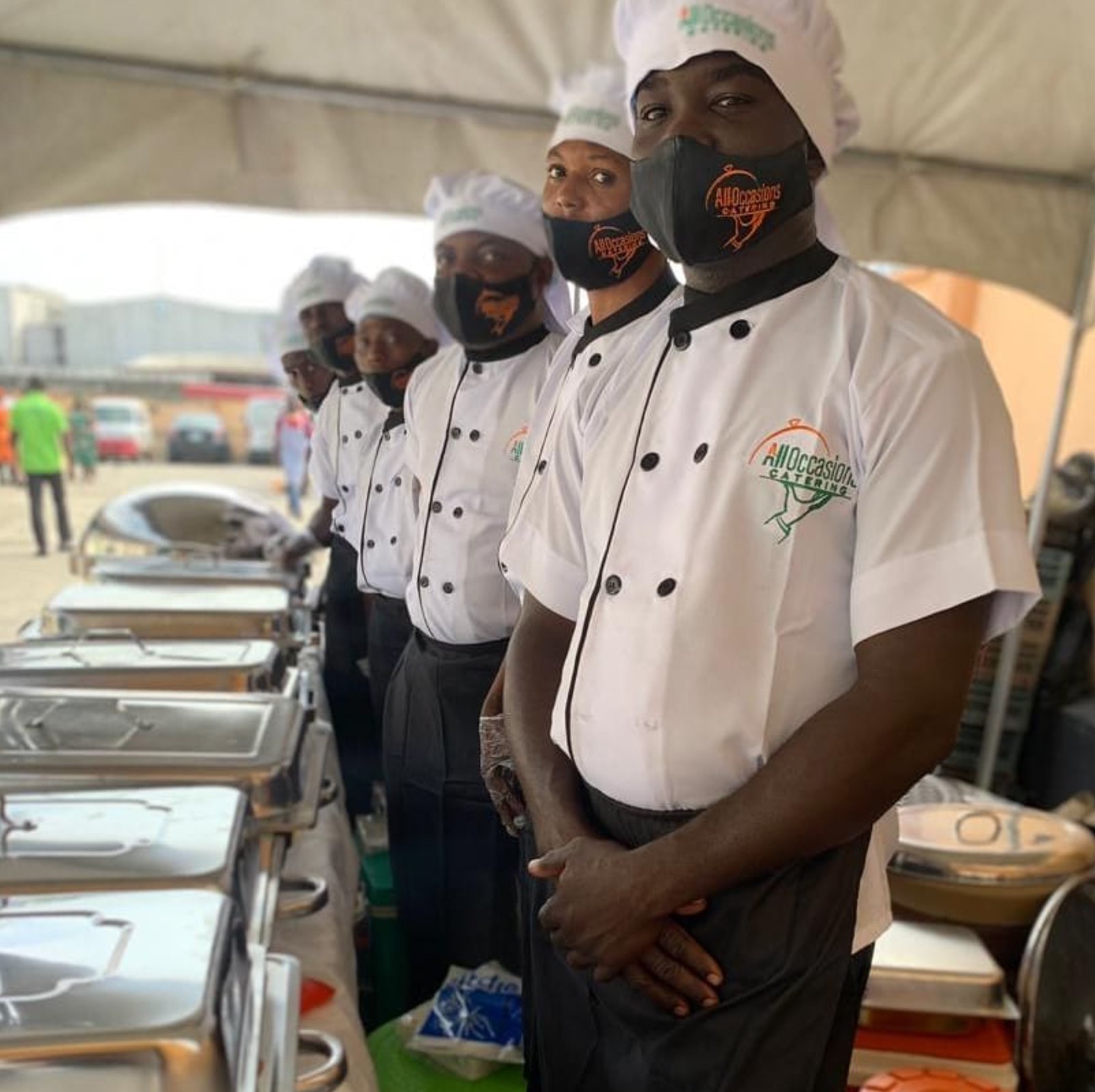 Catering platters served by Ofada Magic